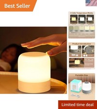 Baby Night Light Portable Egg Lamp for Nursery Kids Room Dimmable LED Touch