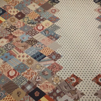 Jane Austen At Home Diamond Cheater Quilt BORDERS - 250th Anniversary Collection
