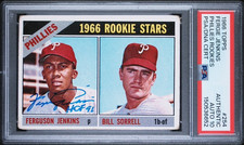 Fergie Jenkins Autograph Auto 1966 Topps Rookie Stars RC Card #254 - PSA Auto 10