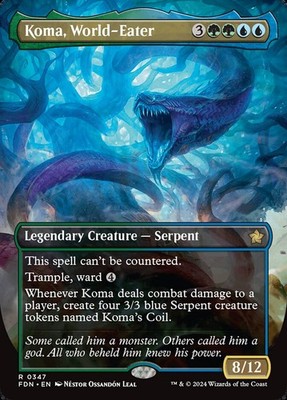 MTG Magic the Gathering Koma, World-Eater (347/830) Foundations LP