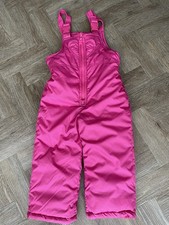 Osh Kosh Girls Outdoor Dungarees salopettes Padded Warm Forest School Snow Age 4