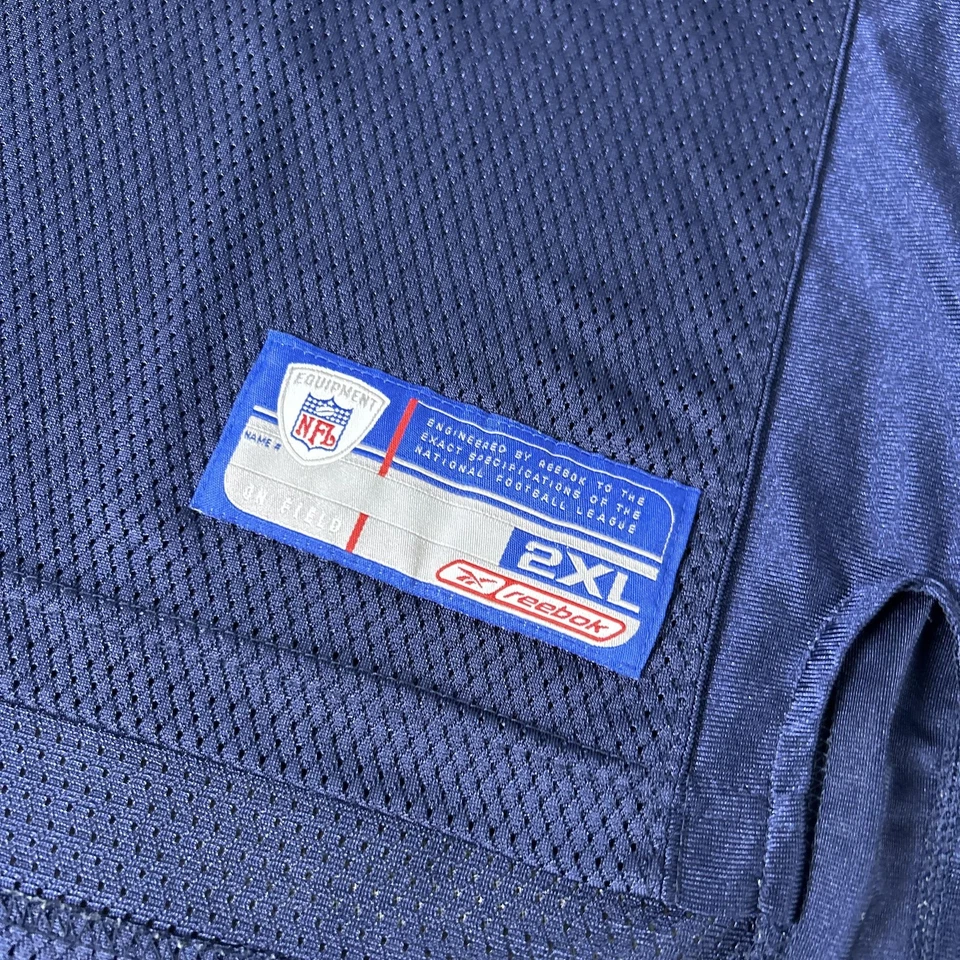 Camiseta masculina Tennessee Titans 2XL azul futebol americano NFL Steve McNair 9 Reebok - Imagem 2 de 4