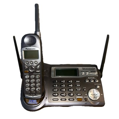 Panasonic Silver Digital Cordless Phone with Answering system KX