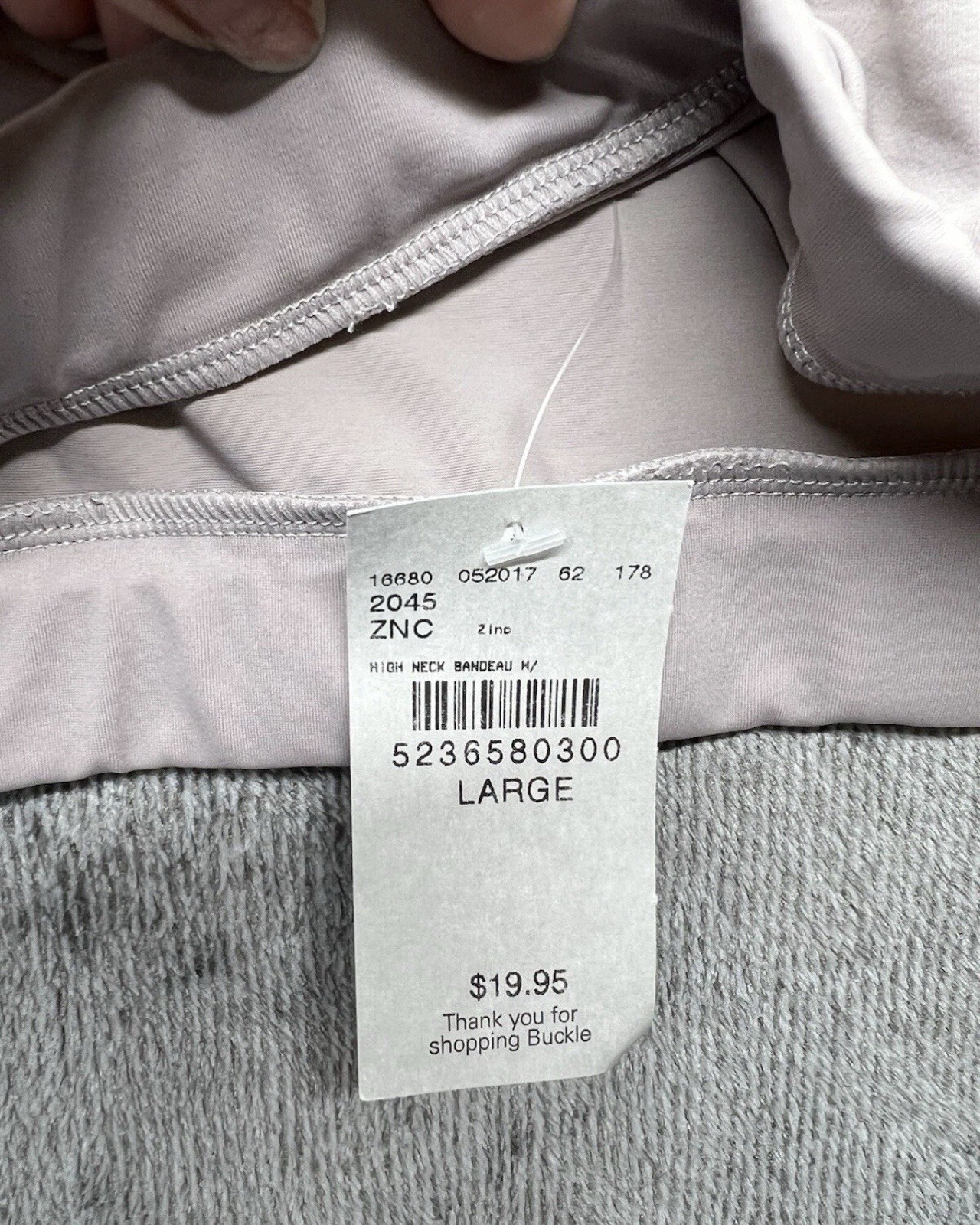 Daytrip High Neck Bandeau Woman’s Size Large Mauve | eBay
