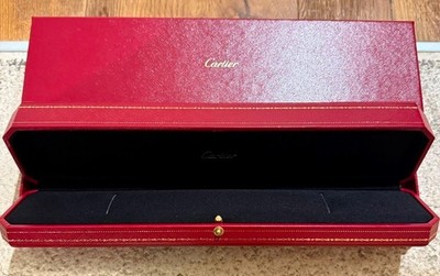 Cartier Rechteckige Box Etui für Armband (Innen+Außen) ecrin Uhrenbox NOS!
