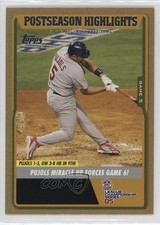 2005 Topps Update Postseason Highlights Gold /2005 Albert Pujols #UH129 0qn