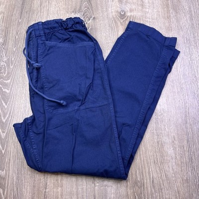 Alex Mill Pull On Button Fly Pants Men s Size M Medium Inseam 29  Blue