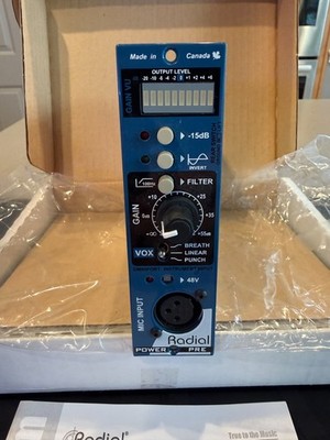 Radial Engineering 500 Series Microphone Pre PREAMP w/original box - 3 available