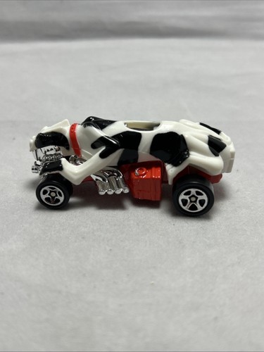 Hot Wheels Grizzlor Spots 1985 Black White Vintage Car Mattel 1:64 Diecast Used