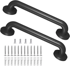 2 Pack 16 Inch Metal Industrial Handrail Grab Pipe