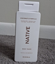Native Coconut  Vanilla Body Wash 18 fl oz Sulfate-Free Paraben-Free Dye-Free