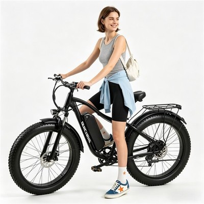MTB E-Bike 1000W Elektrofahrrad 16Ah E-Mountainbike 26'' City E-Bike 7-Gänge