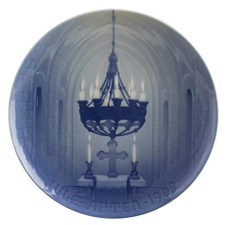 Bing&Grondahl Royal Copenhagen Weihnachtsteller 1902 Original Porzellan 18 cm