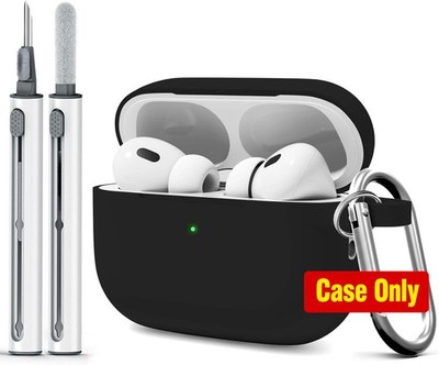 AirPods Pro 2 Case with Cleaner Kit, USB-C Cable and Keychain for Women and Men,