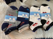 Boys Socks, Size 6-8, 12 Pairs