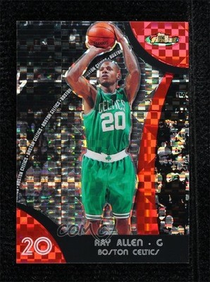 2007-08 Topps Finest X-Fractor 13/15 Ray Allen #2 HOF 0b7z