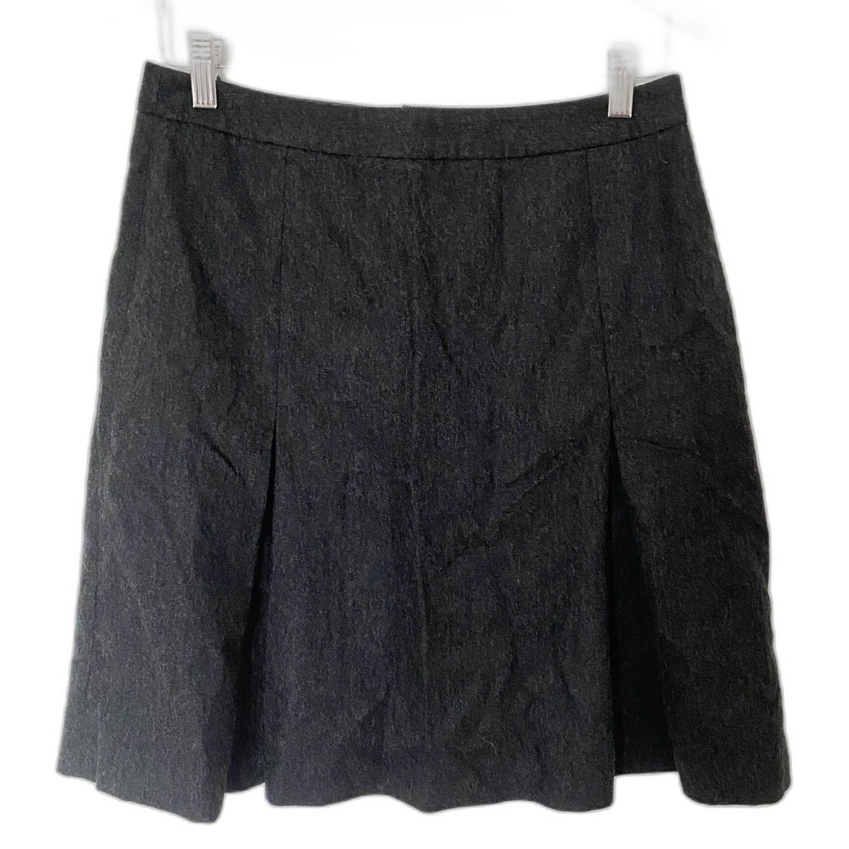 Jupe Droite J.Crew Factory En Laine - Taille 6, Noir/gris/or, Coupe A, Avec Poches, Occasion Très Bon état