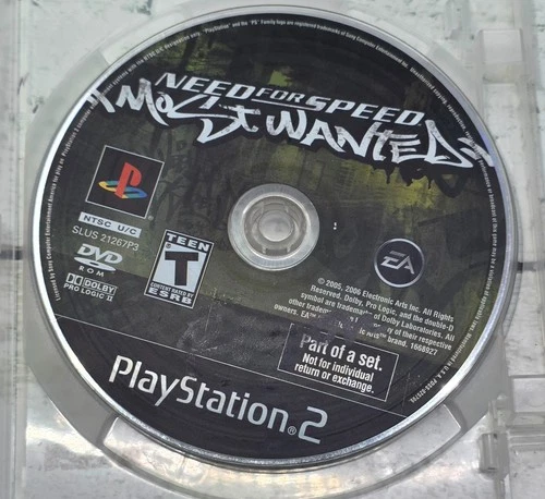 Need for Speed: Most Wanted (PlayStation 2, 2005) - Authentic Game Disc Only
