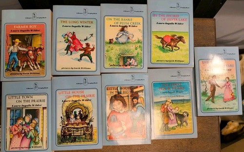 The Complete Set of Laura Ingalls Wilder Little House Books 9 Vol 1971 Paperback - Picture 6 of 16