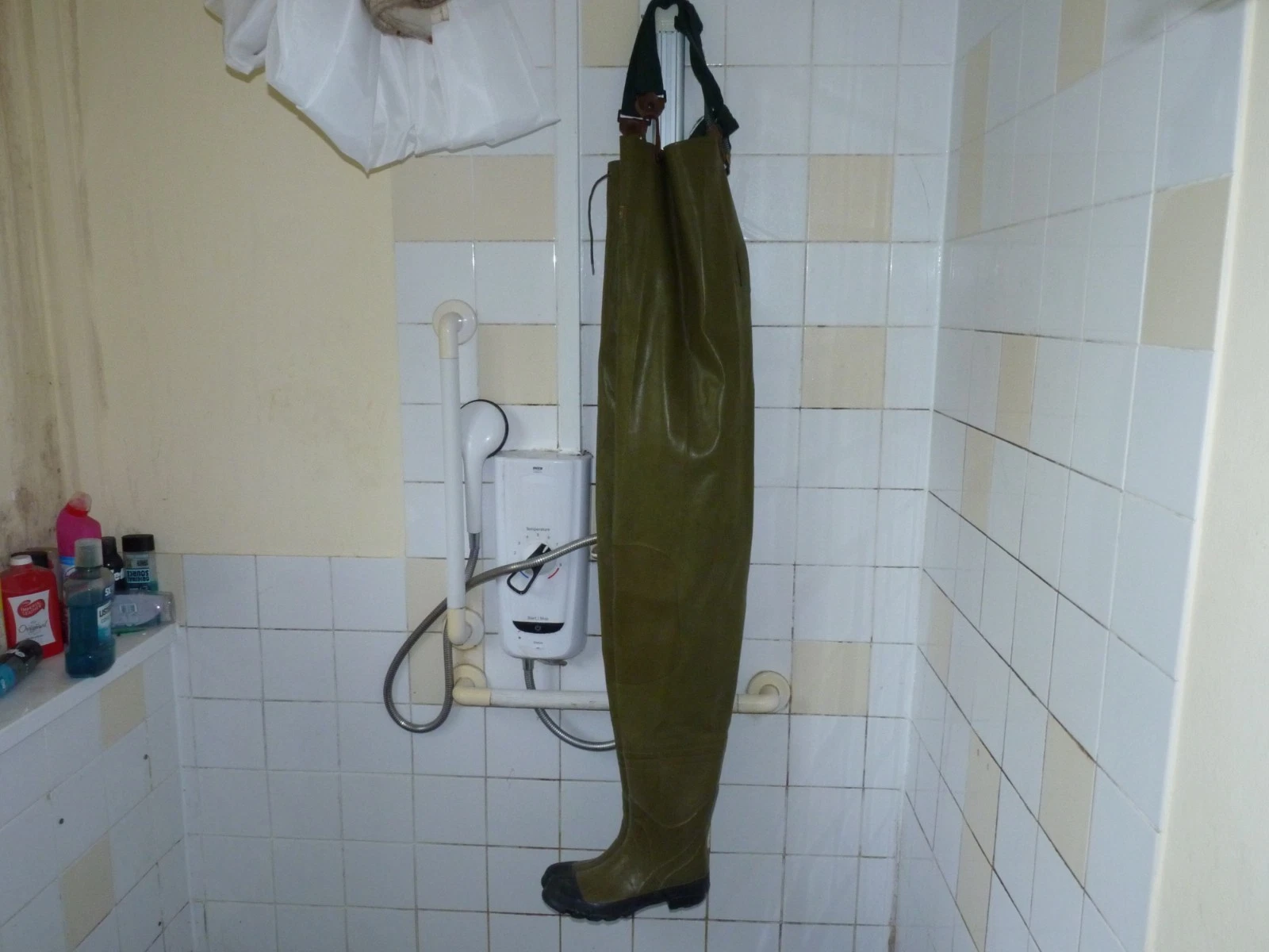 Pro gear rubber chest waders size 10 UK