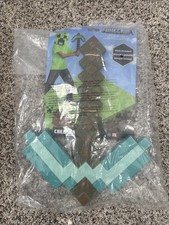 Minecraft 16" Video Game Diamond Pickaxe Costume Accessory  Disguise 65685