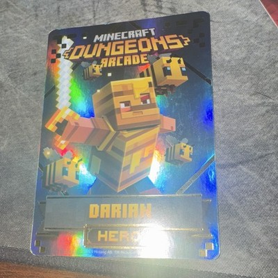 Minecraft Dungeons Arcade Series 4 Holo Darian Hero Card #103/143