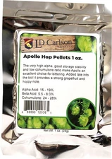 US Hop Pellets Apollo 1 oz for Home Brew Beer Making