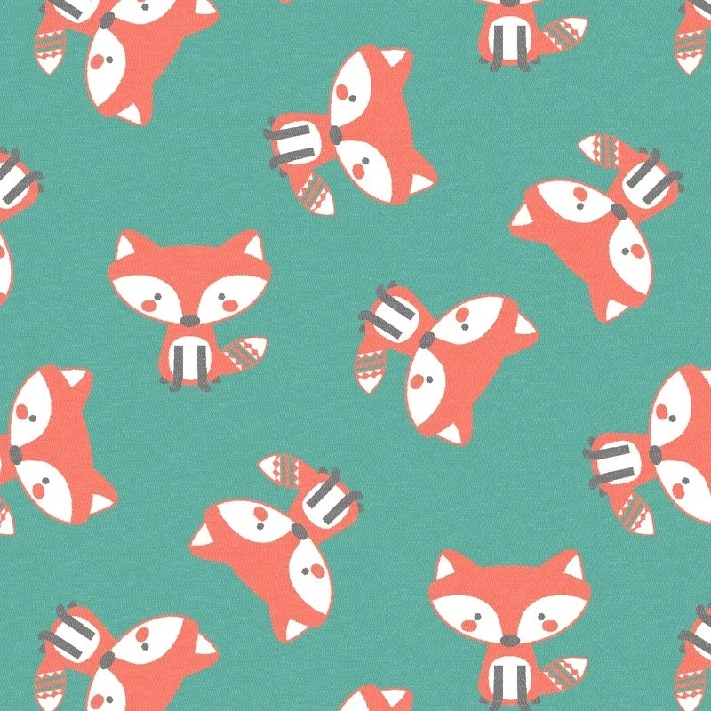 Cotton Flannel Precut Fabric Bundle 5 Piece Woodsie Pals Sewing Craft Material - Image 4 of 4