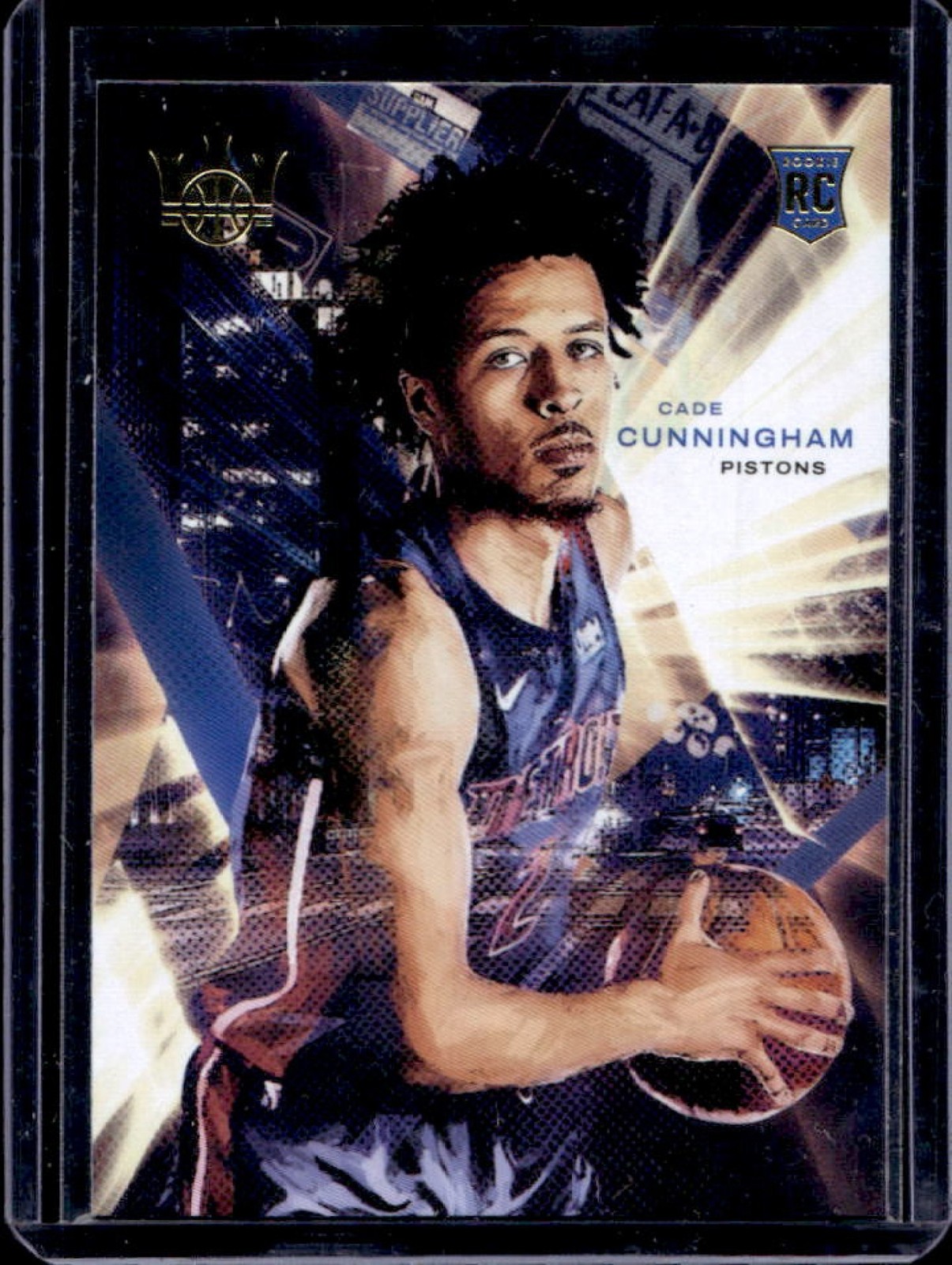 2021-22 Panini Court Kings Cade Cunningham RC Rookie #77 Pistons