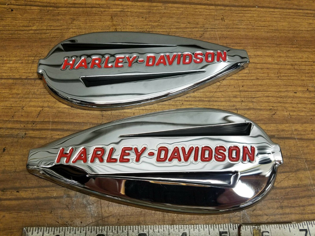 Genuine Harley Gas Tank Emblems Badges Knucklehead 1940-1946
