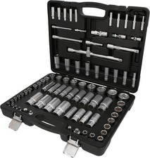 KS TOOLS 1/4"+3/8"+1/2" Steckschlüssel-Satz, 82-tlg, Zollmaße