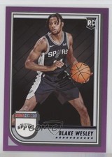 2022-23 Panini NBA Hoops Rookies Purple Blake Wesley #255 03mh