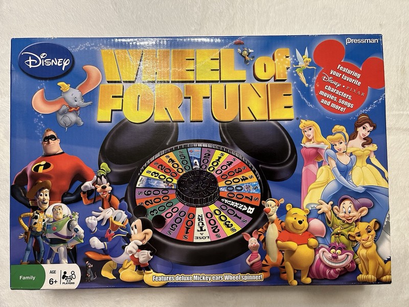 Disney Wheel of Fortune Board Game 