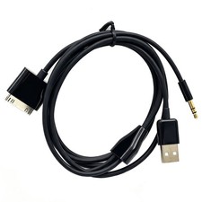 3.5mm Car AUX Audio USB Charger Cable for iPhone 4/4S iPod Nano/ Touch iPad 2/3