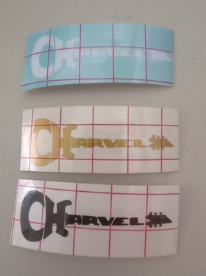 #ad Charvel Jackson Headstock Logo Vinyl Die Cut Decal Guitar Project Replacement $6.99