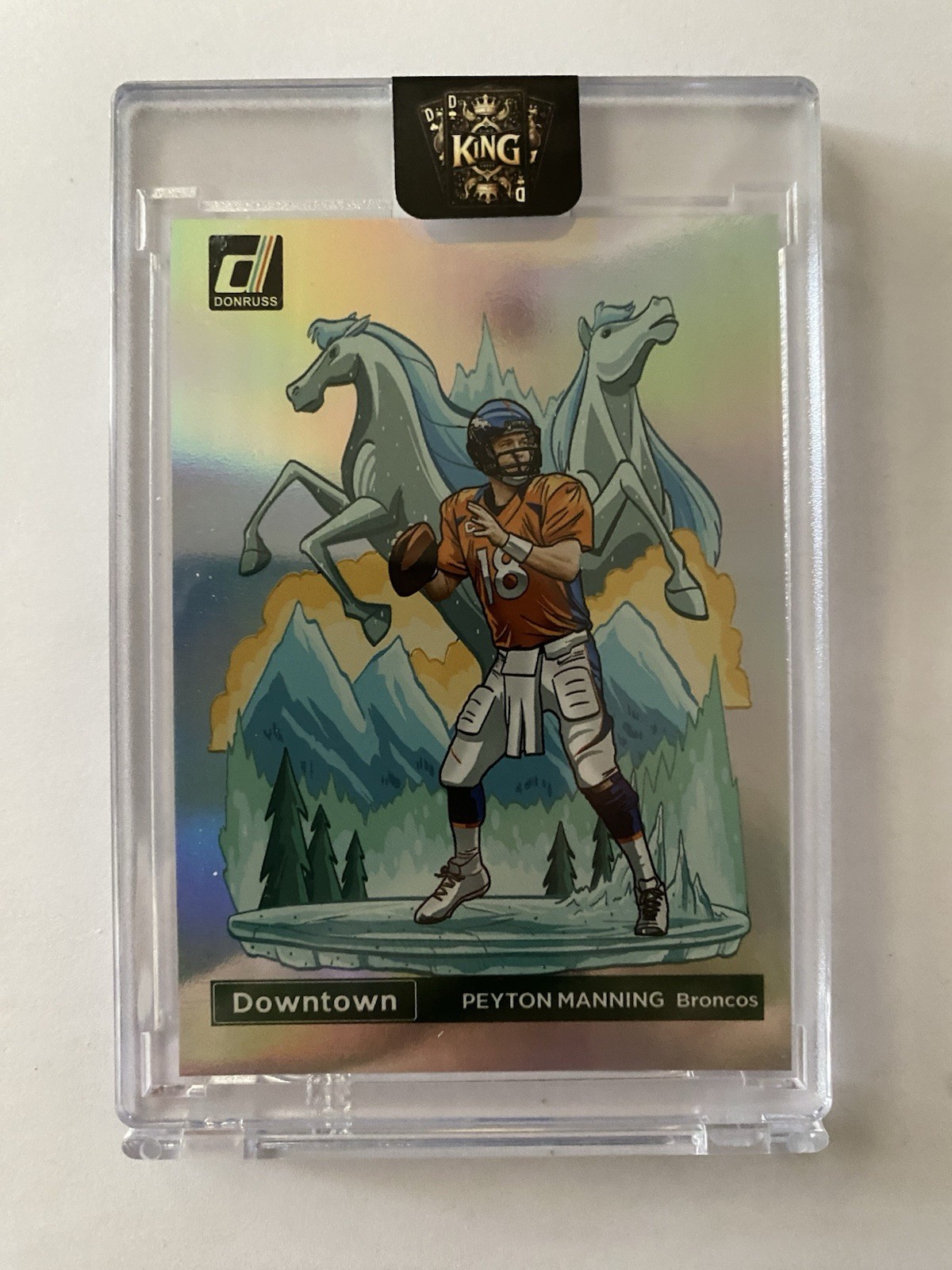 2023 Panini Donruss Downtown! Peyton Manning D-9 Broncos