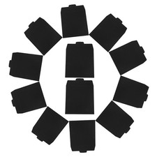 12Pcs Black Paper Cd Storage Sleeves Large Capacity Disc Holder for Dvds
