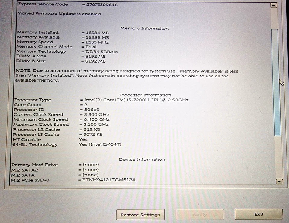 Dell Latitude 5480 14" Laptop Core i5-7200U 256GB SSD 16GB RAM Windows 11 Pro - Image 3 of 4