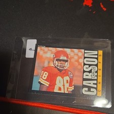 Topps 1985 Carlos Carson #273 Kansas City Chiefs NFL Football Card GMA