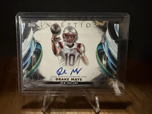 Drake Maye [Inception] #RAV-DM 2024 Topps Inception Rookie Autograph Variation card