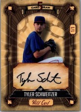 2024 Wild Card 5 Card Draw 1/1 Auto Parallel Tyler Schweitzer 5CDC-TSA