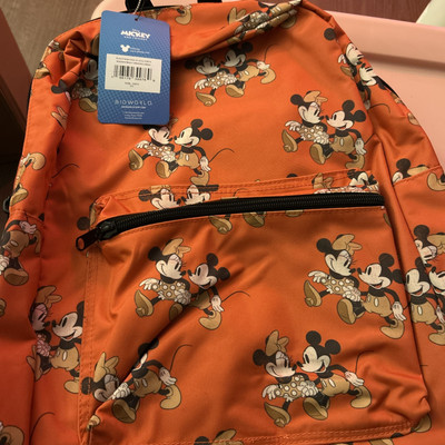 bioworld backpack minnie and mickey