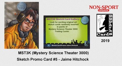 Mystery Science Theater 3000 MST3K - Promo Trading Sketch Card Jaime Hitchock #5