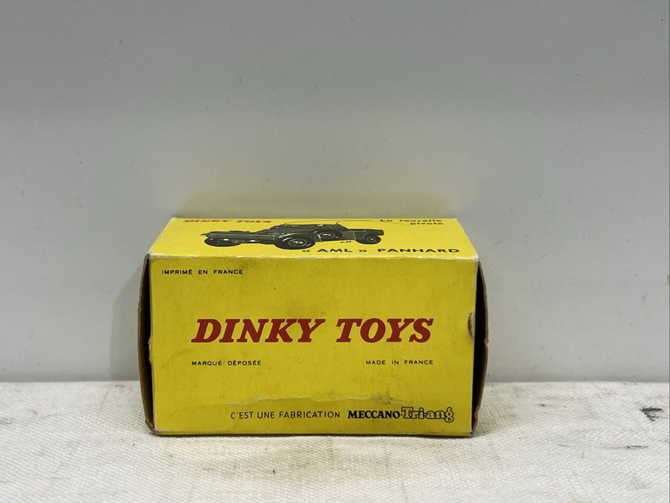 Французский Dinky 814 AML Panhard бронированный автомобиль только коробка - Изображение 3 из 4