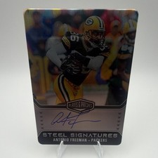 2023 Panini Plates & Patches Steel Signatures Antonio Freeman Autographed 55/100