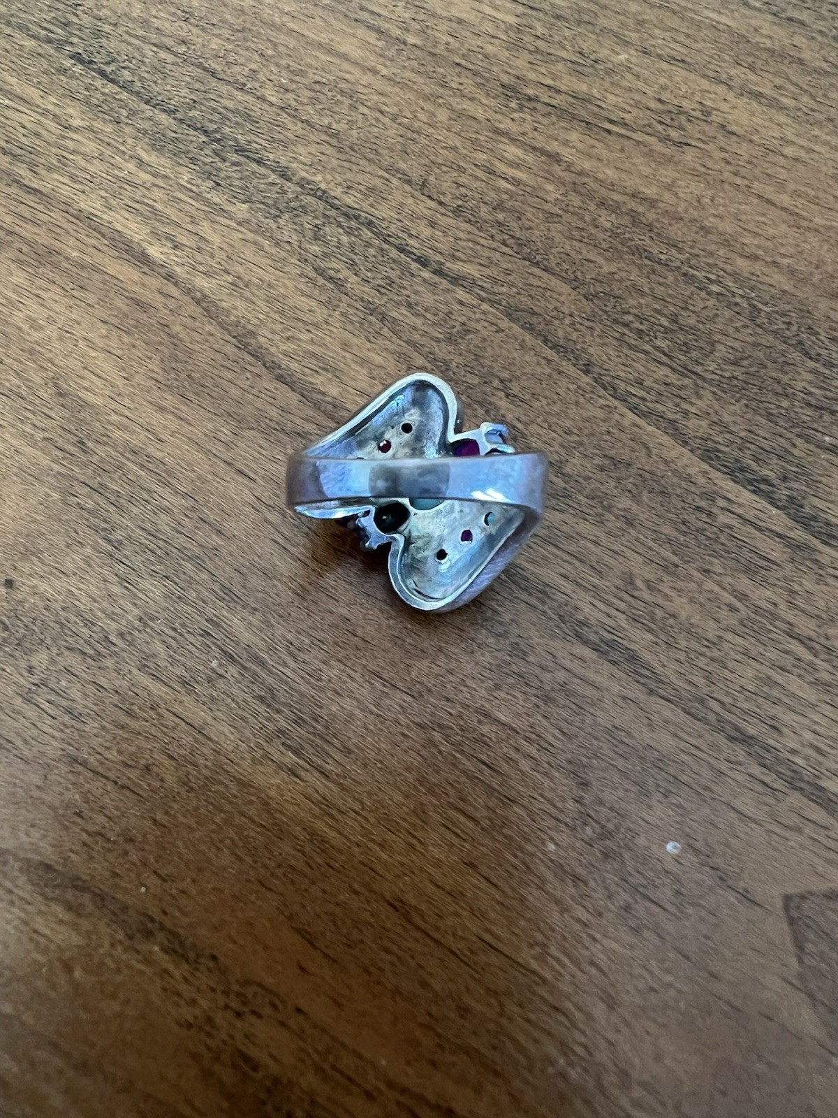 Beautiful authentic ring with multiple stones and… - image 6