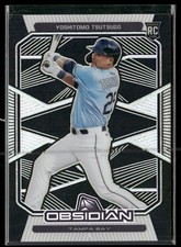 2020 Panini Chronicles Yoshitomo Tsutsugo Obsidian #21 Tampa Bay Rays