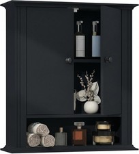Bathroom Wall Cabinet Over The Toilet Storage W/ Adjustable Shelf