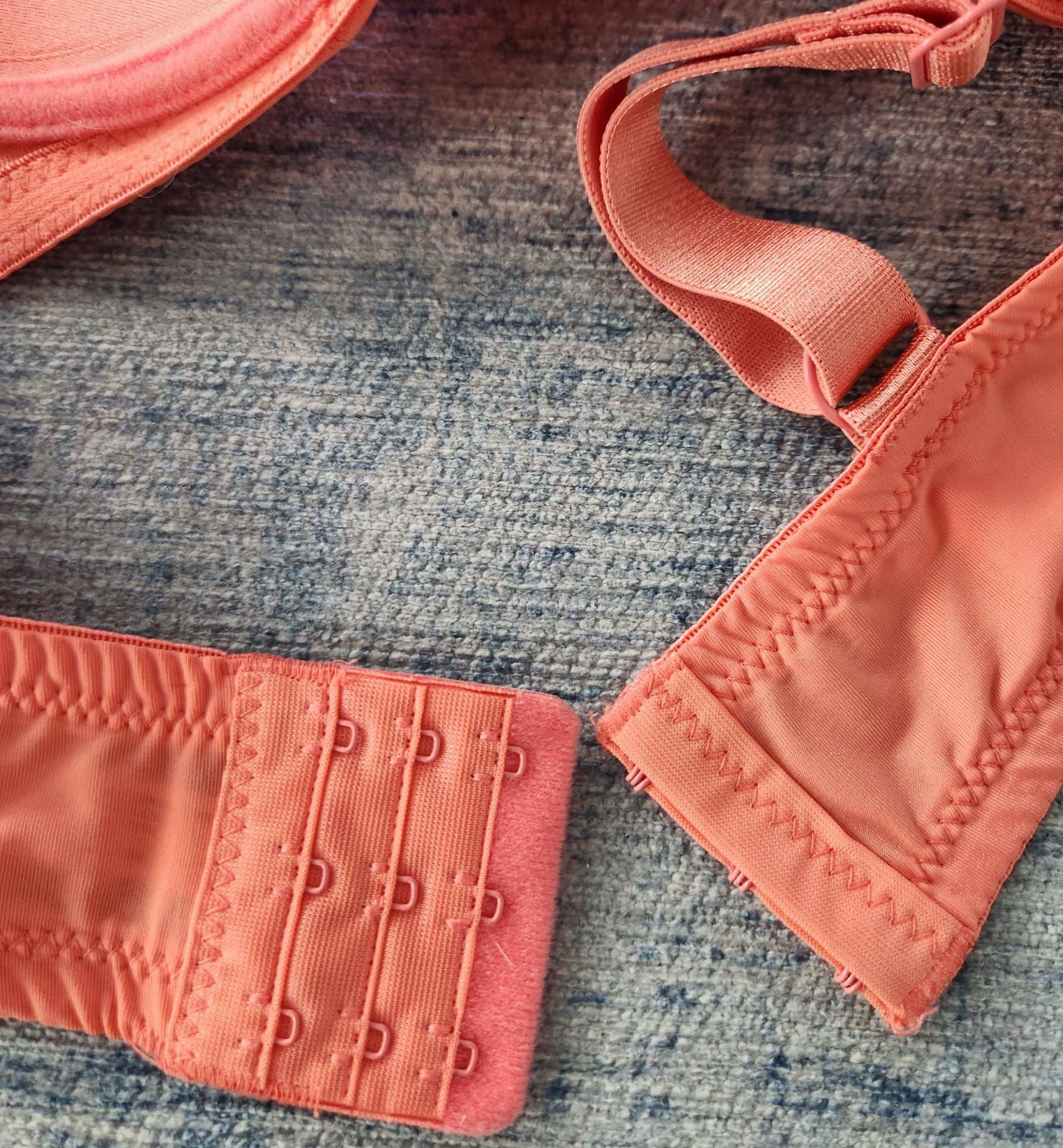 EUC! Sofra lace, orange light padded underwire br… - image 7