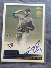 🔥Yariel Rodriguez 2024 Topps Archives 2000 Fan Favorites RC AUTO Blue Jays YR2